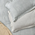 Hebden Mélange Stripe 100% Cotton Pillowcase Pair