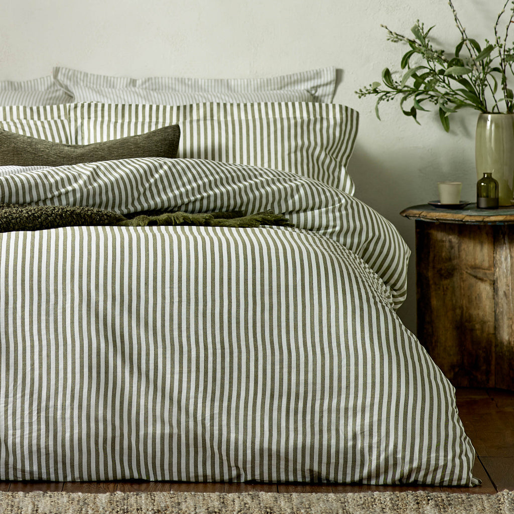 Hebden Mélange Stripe Pillowcase Pair