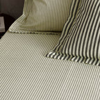 Hebden 100% Cotton Narrow Stripe Fitted Bed Sheet