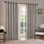 Hebden Striped 100% Cotton Lined Eyelet Curtains