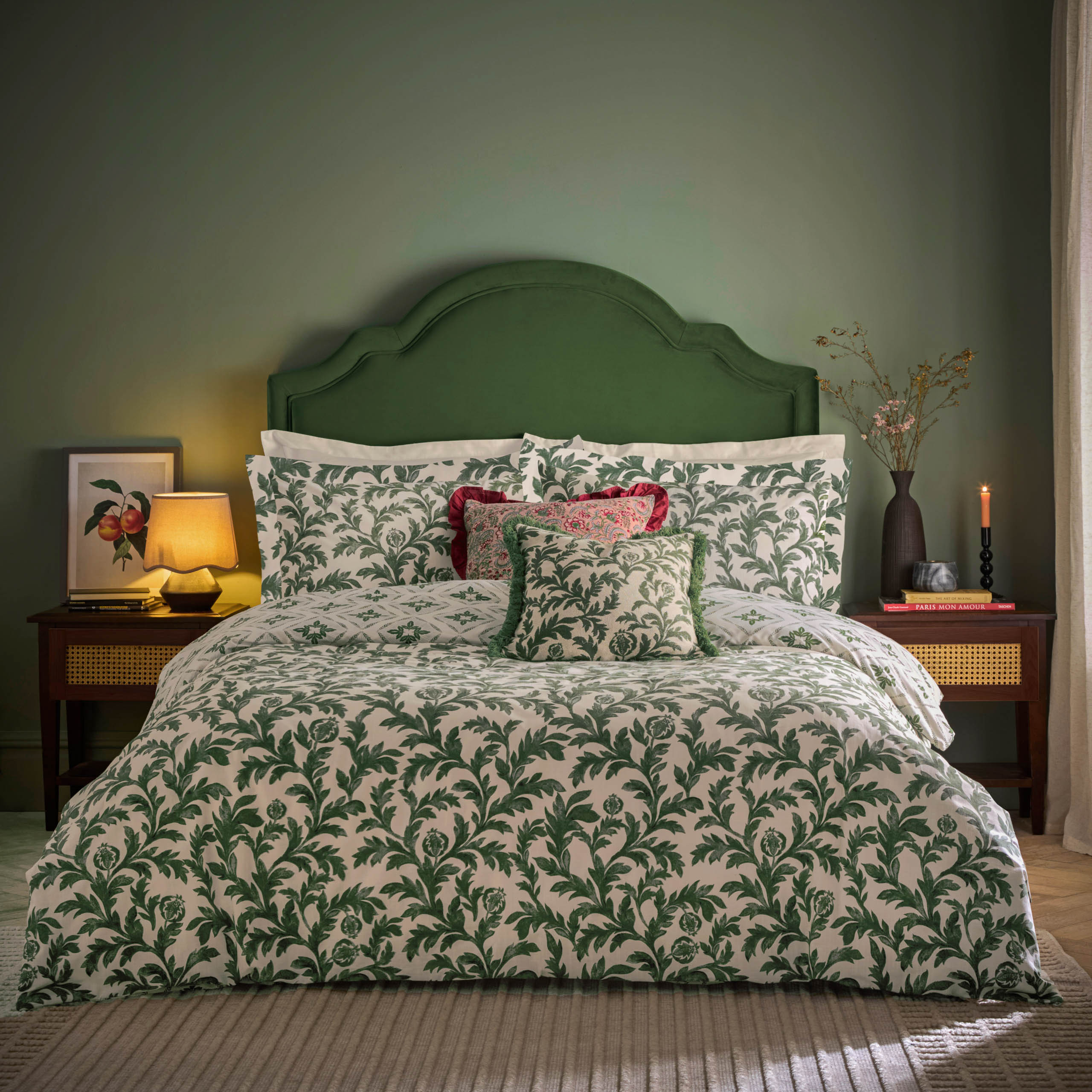 Hedera Printed Duvet Cover Set