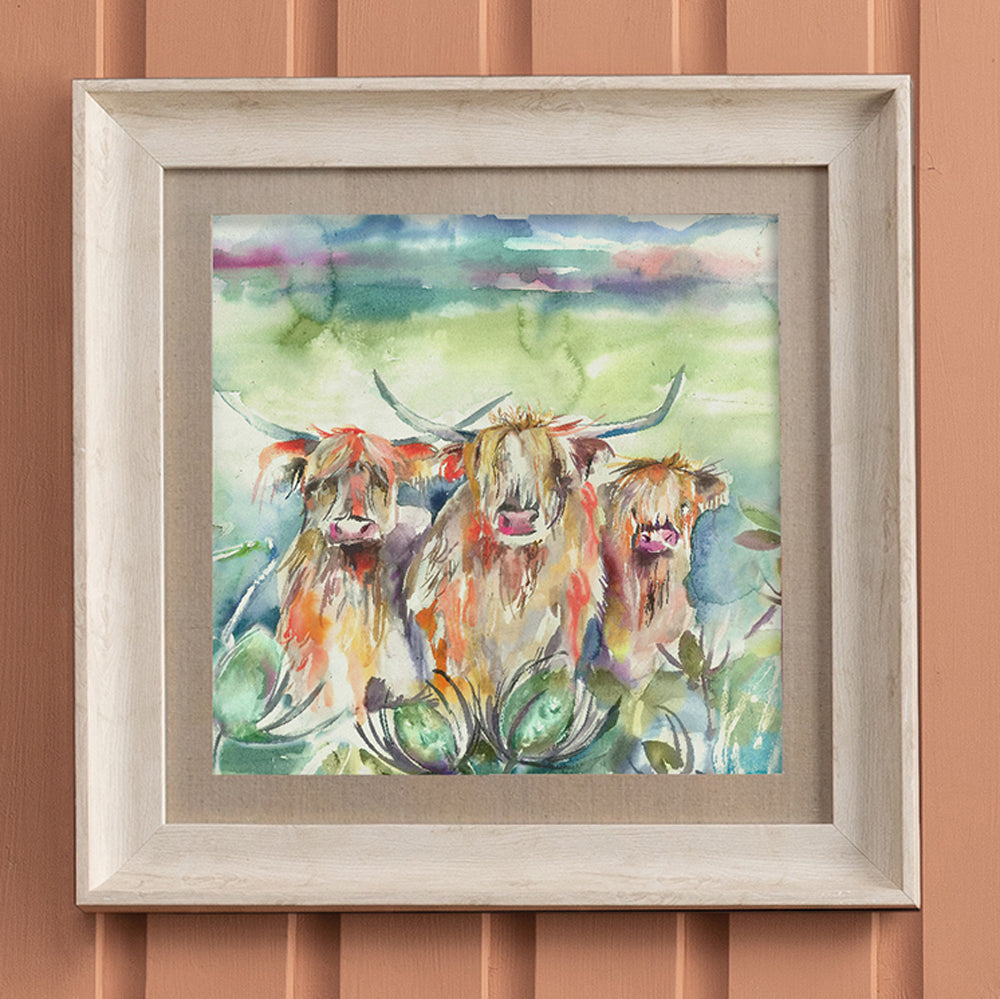 Heilan Herd Framed Print