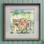 Heilan Herd Framed Print