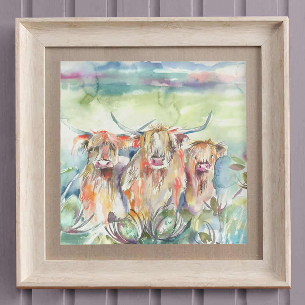 Heilan Herd Framed Print