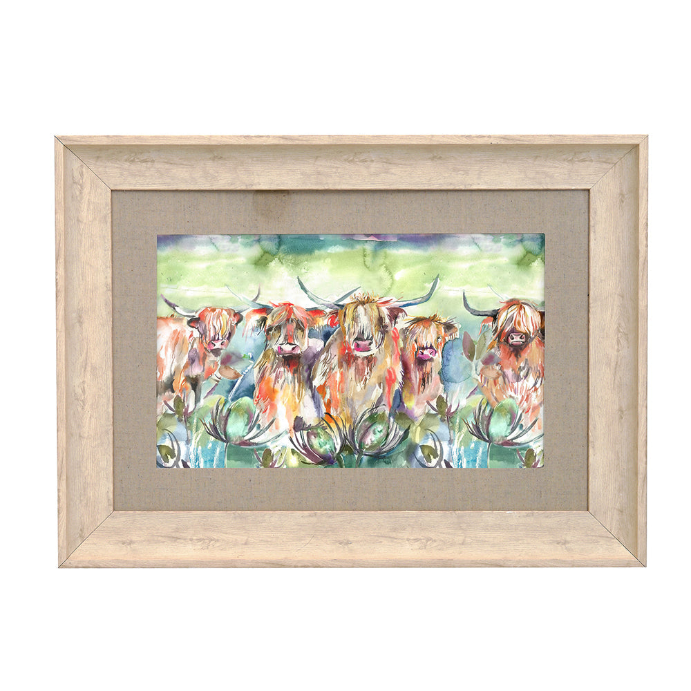 Heilan Herd Framed Print