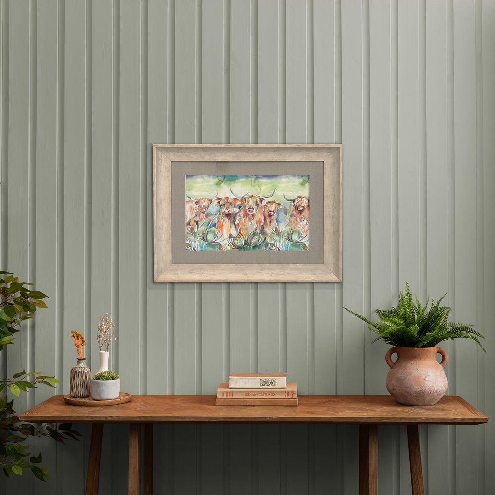 Heilan Herd Framed Print