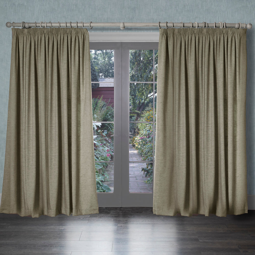 Helmsley Woven Pencil Pleat Curtains