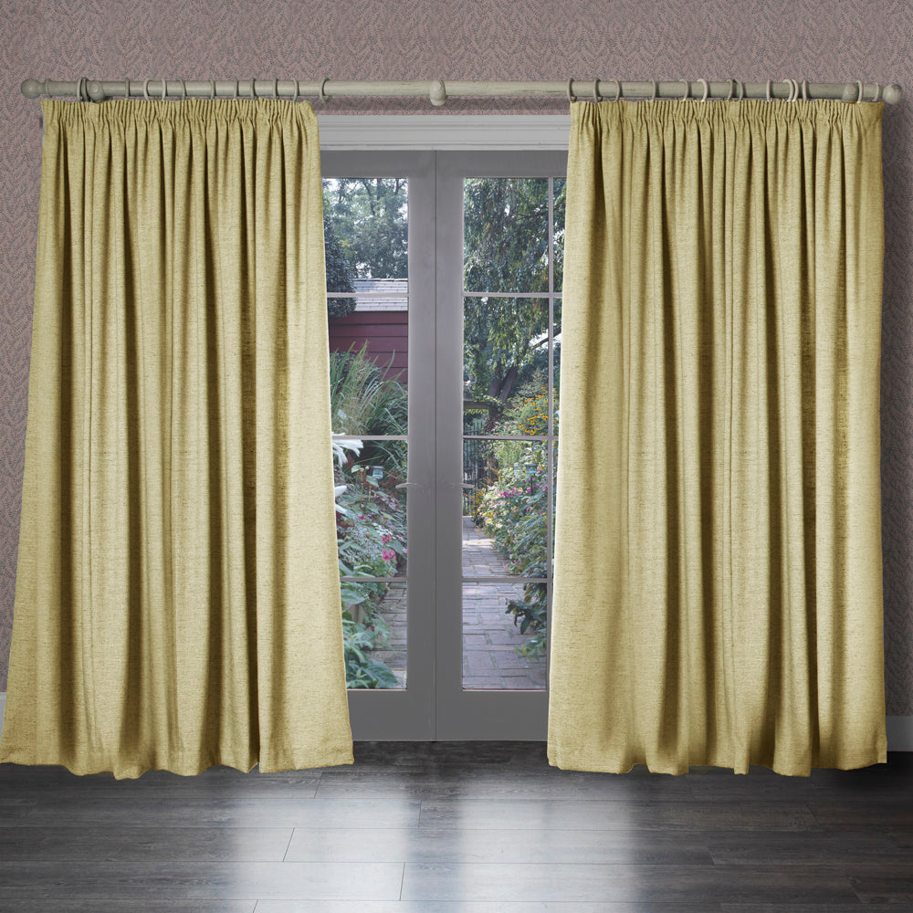 Helmsley Woven Pencil Pleat Curtains