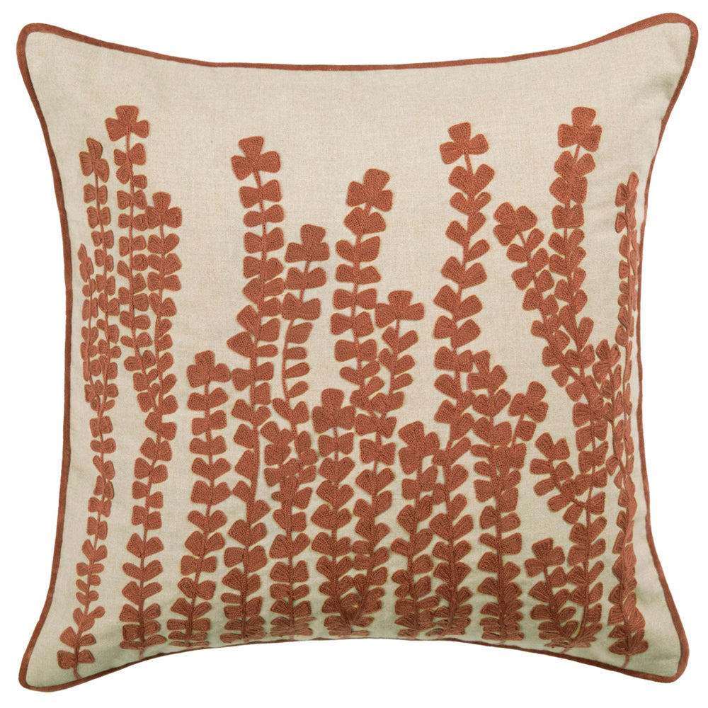 Herb Embroidered Cushion