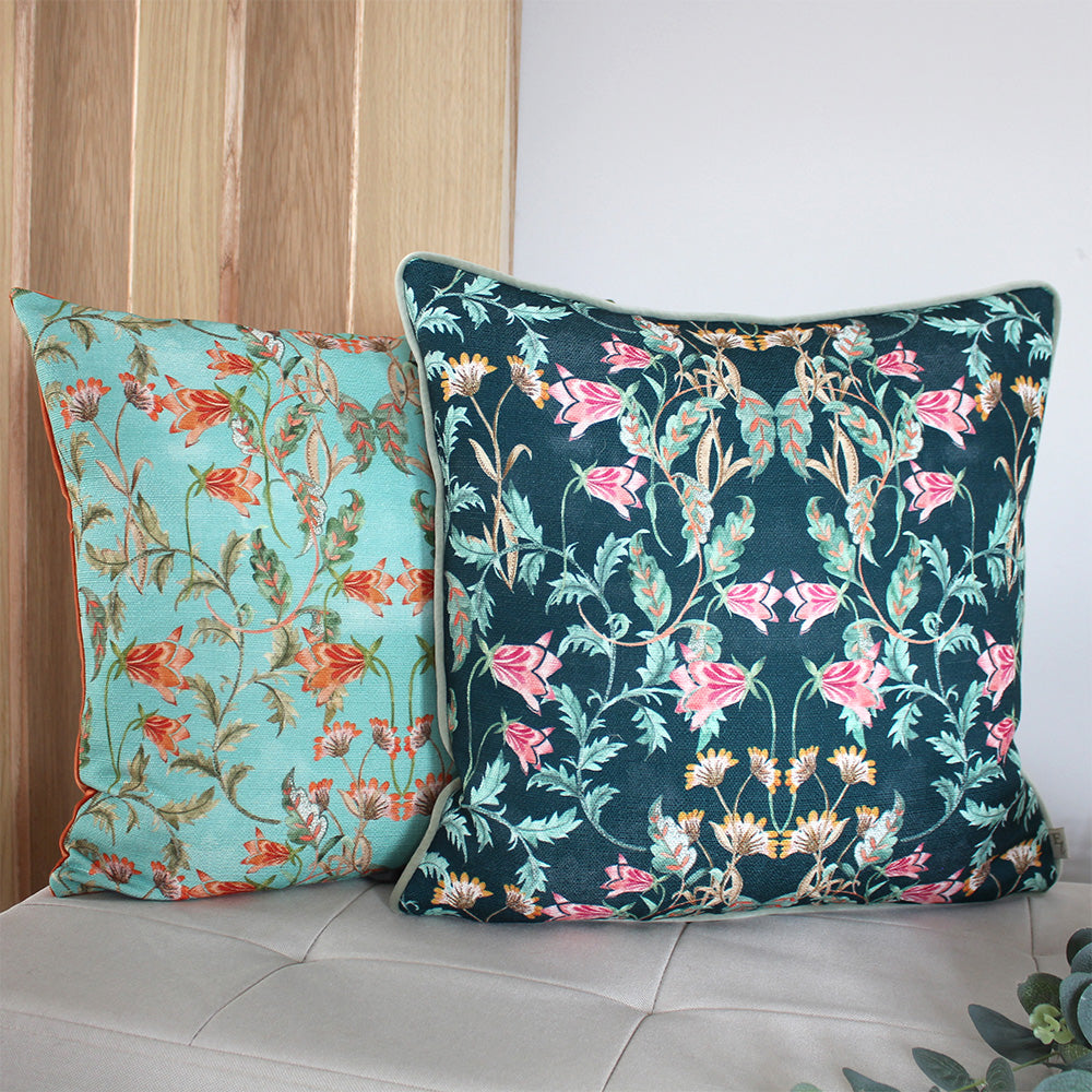 Heritage Bell Flowers Cushion