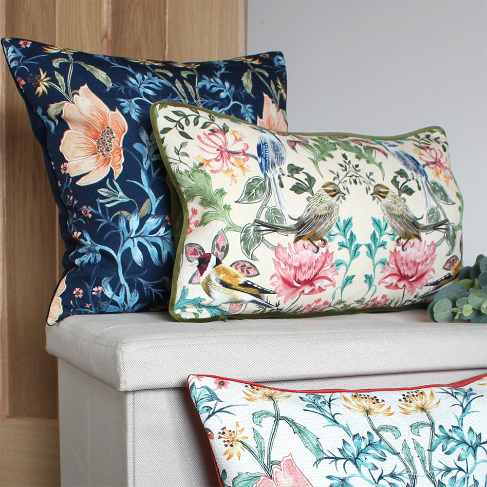 Heritage Peony Cushion