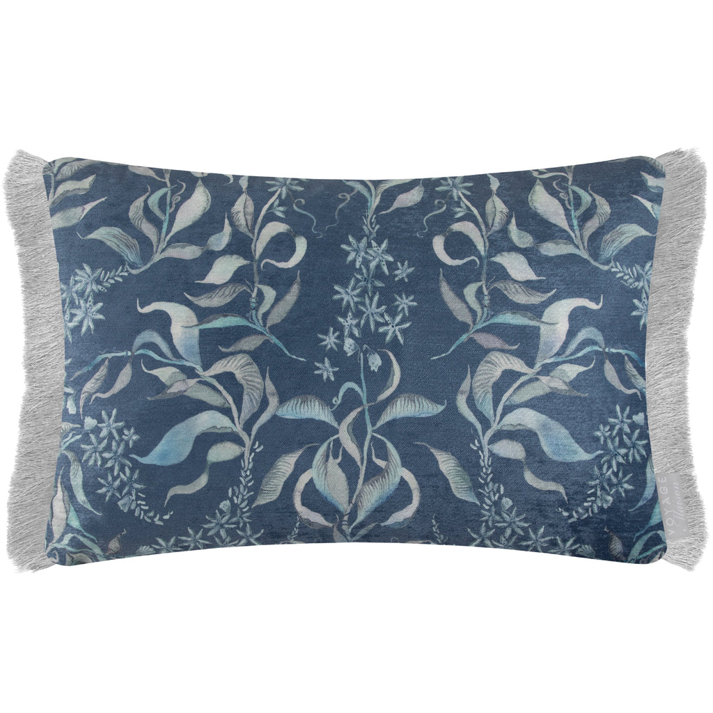 Hettie Printed Ruche Fringe Cushion