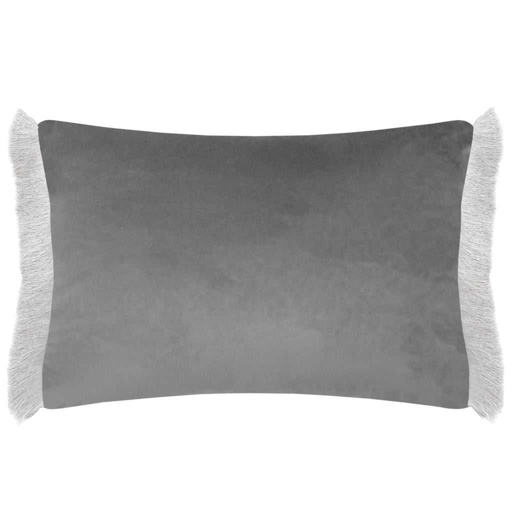 Hettie Printed Ruche Fringe Cushion