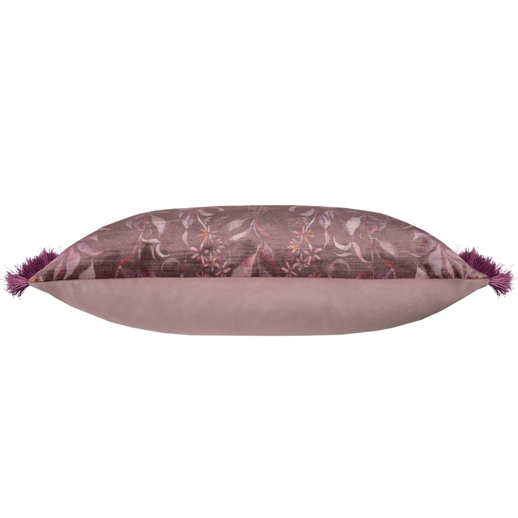 Hettie Printed Ruche Fringe Cushion