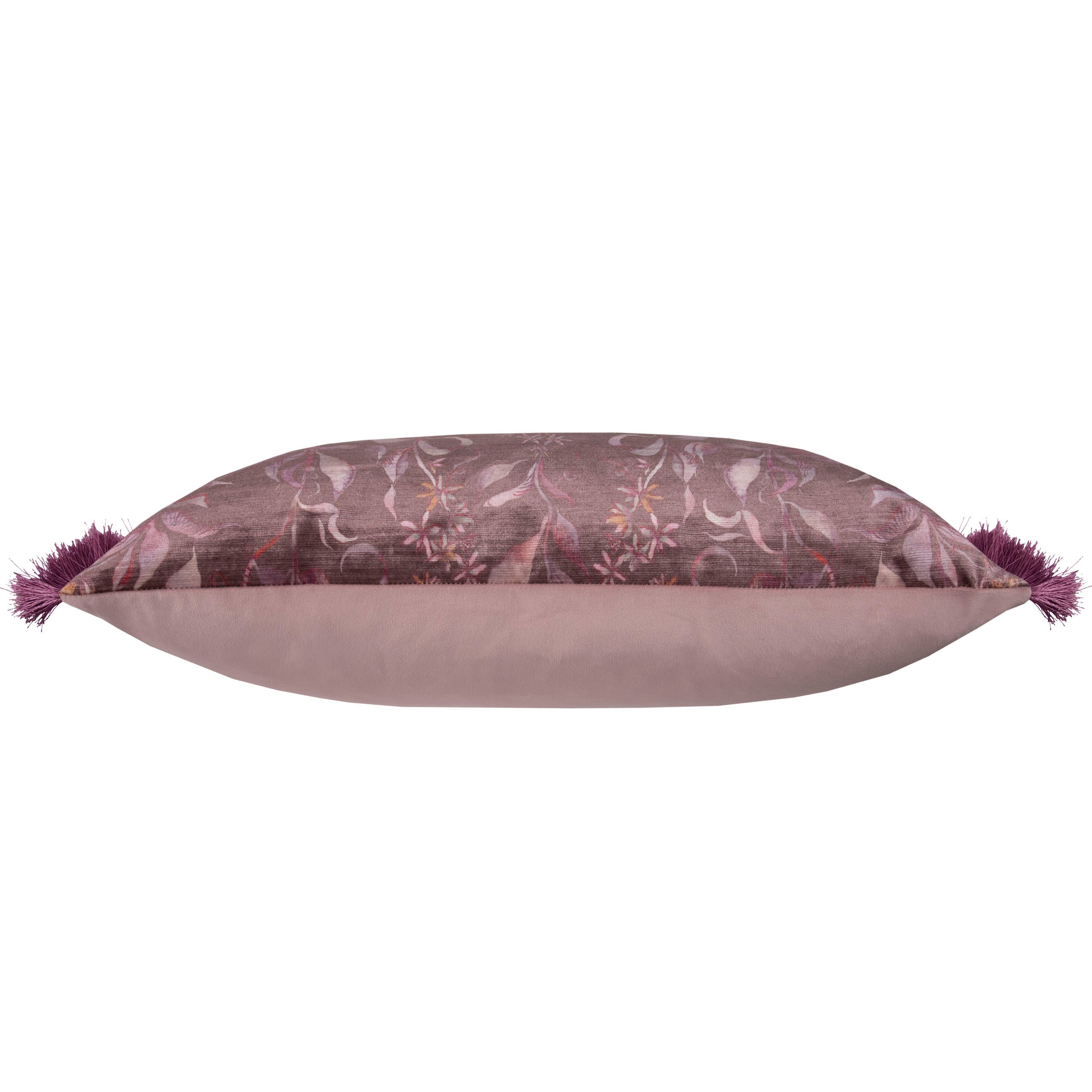 Hettie Printed Ruche Fringe Cushion