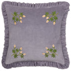 Hettie Embroidered Velvet Cushion