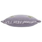 Hettie Embroidered Velvet Cushion