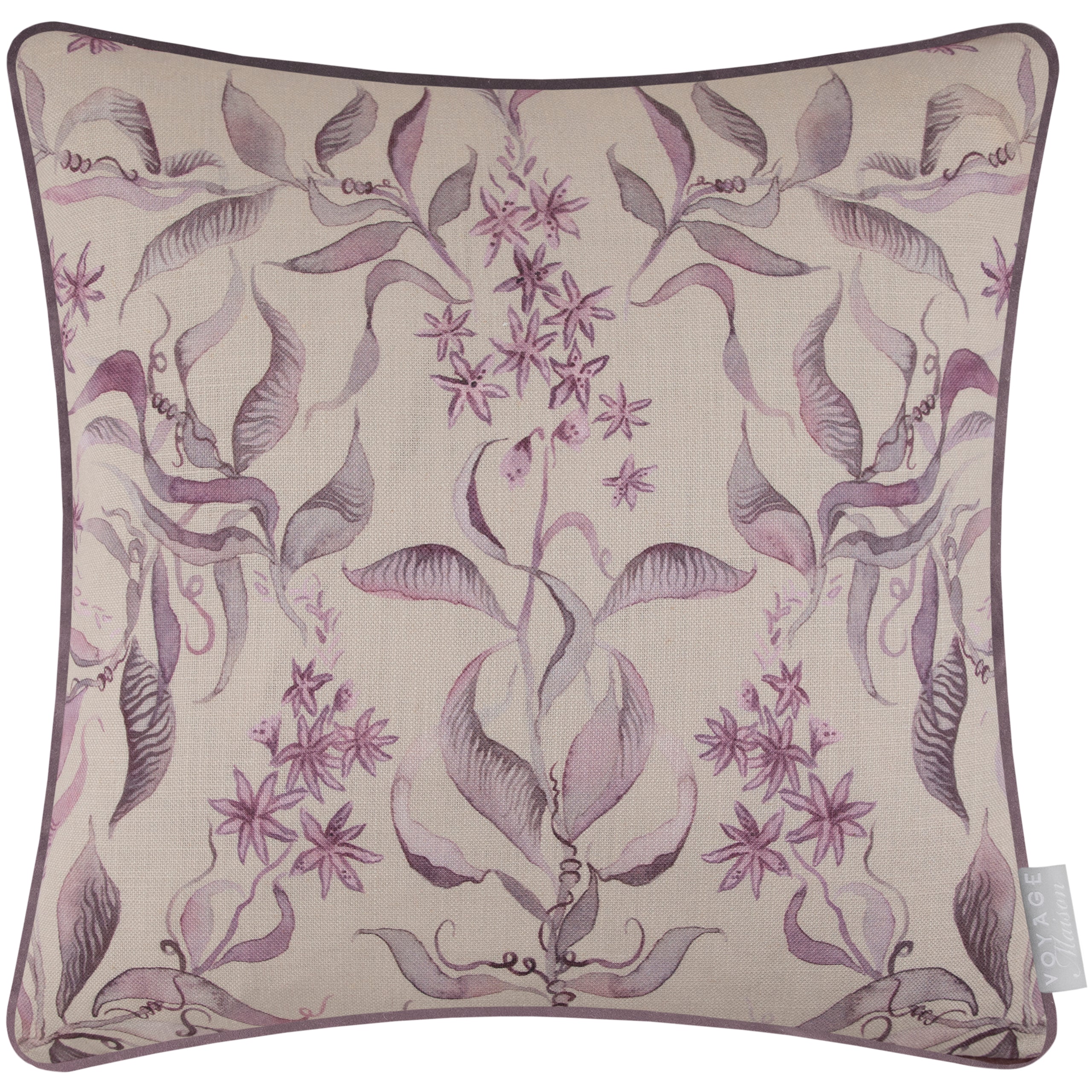 Hettie Printed Piped Cushion