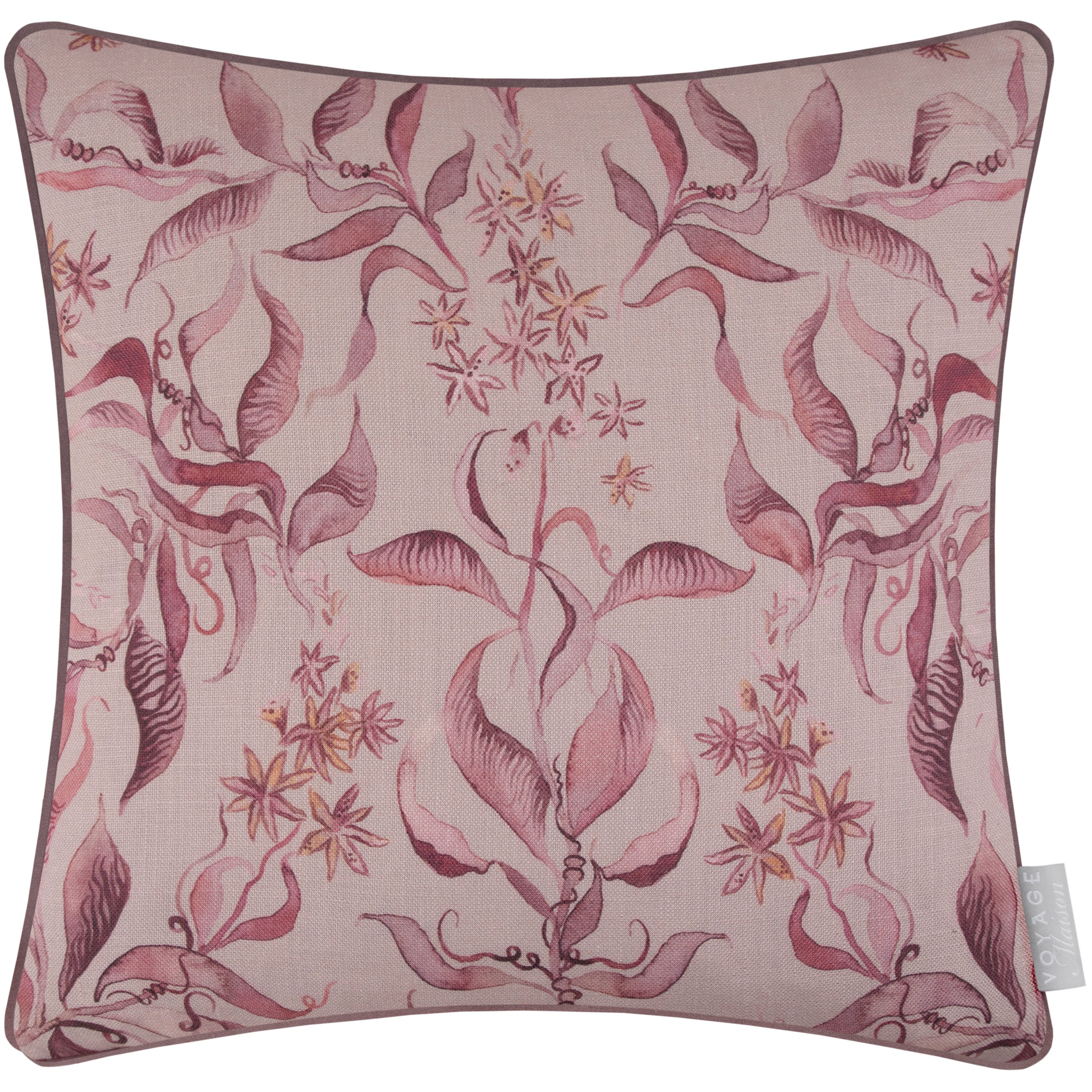 Hettie Printed Piped Cushion