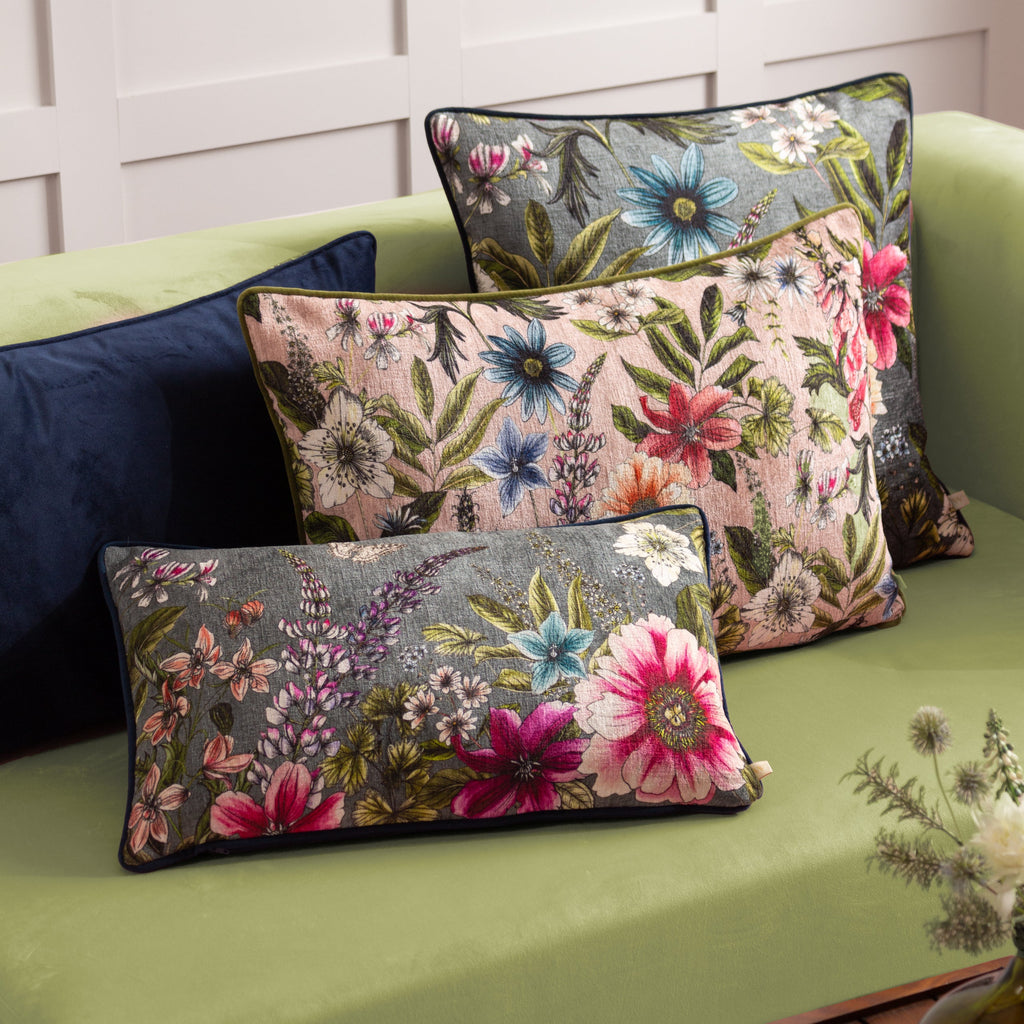 Hidcote Manor Evelyn Floral Cushion