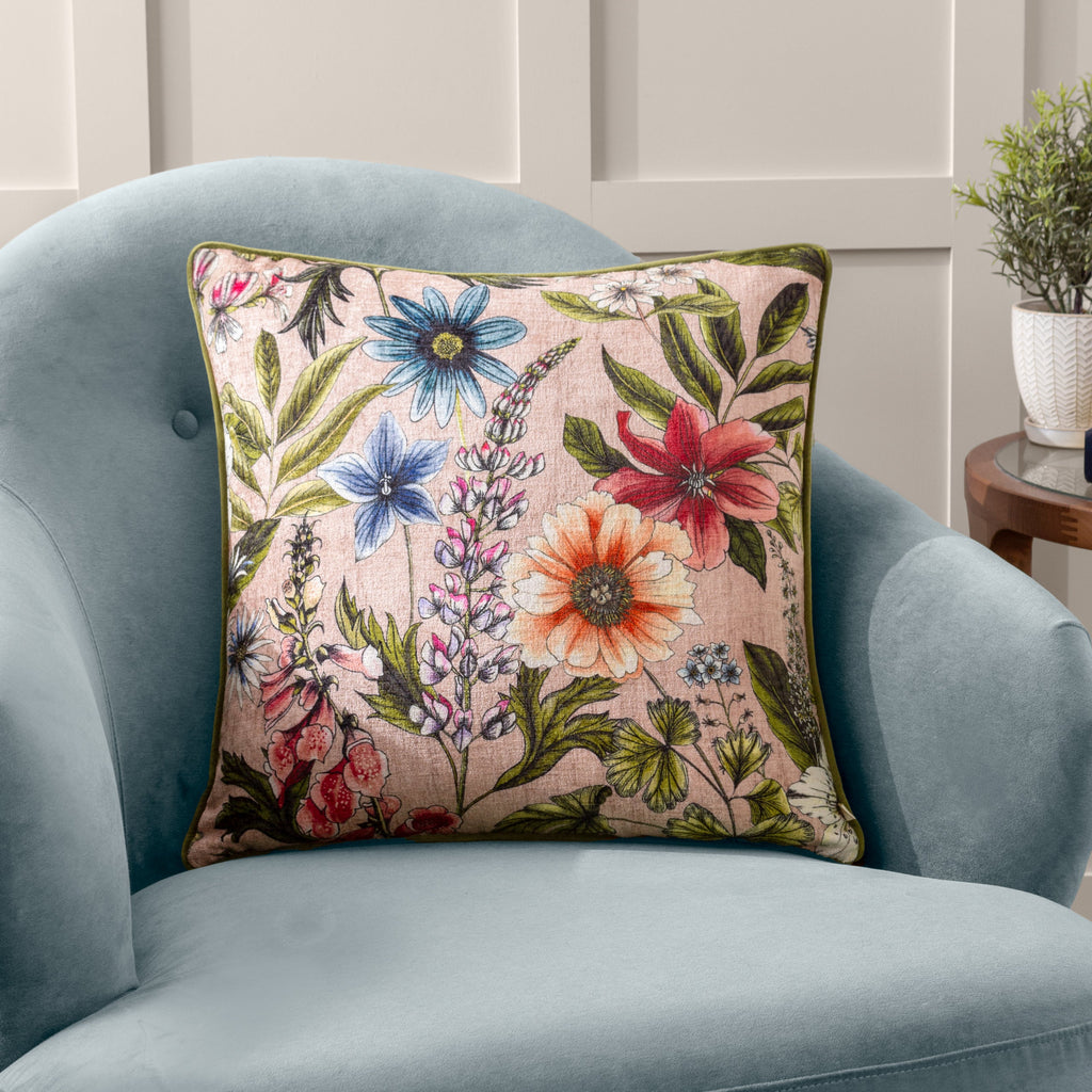 Hidcote Manor Alma Floral Cushion