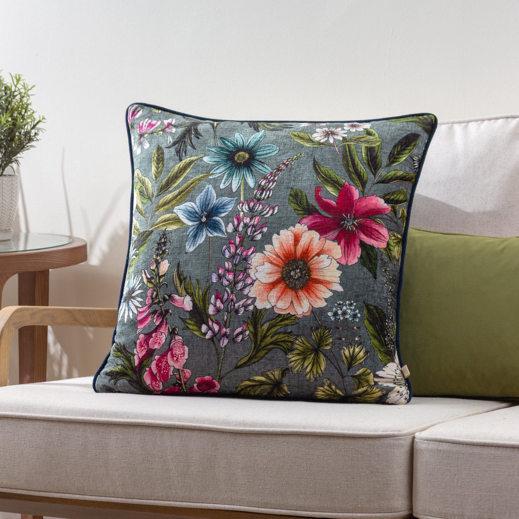 Hidcote Manor Alma Floral Cushion