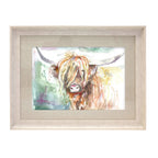 Highland Cow Bruce Framed Print