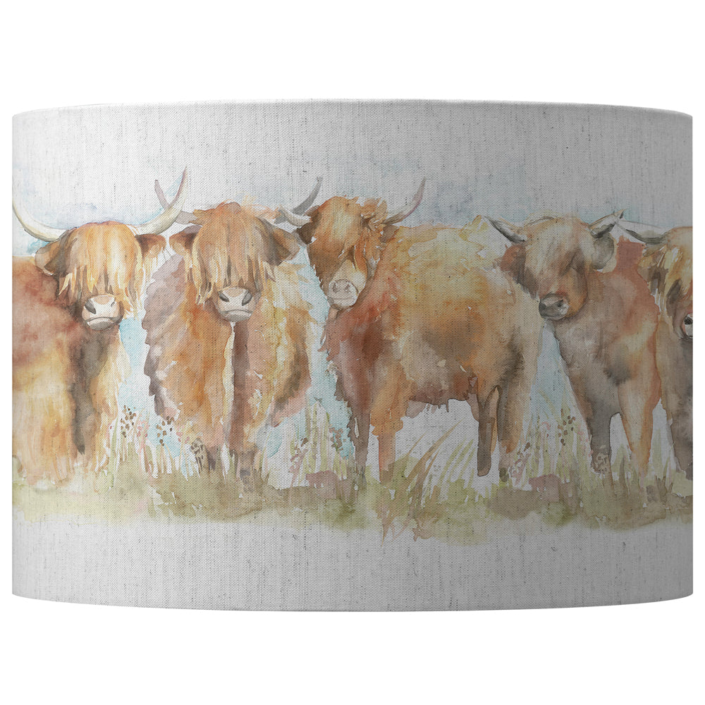 Highland Cattle Eva Lamp Shade