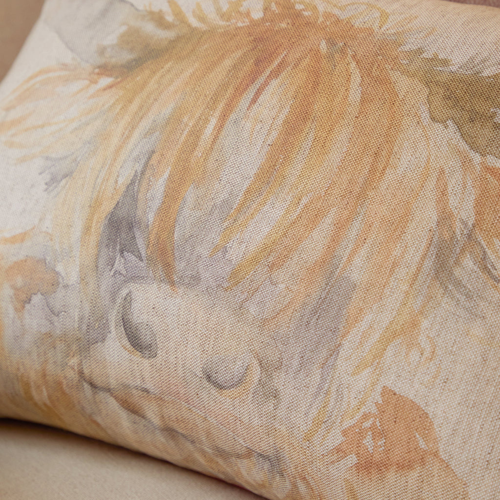 Highland Coo Printed Cushion
