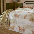 Highland Cattle 100% Cotton Reversible Duvet Cover Set