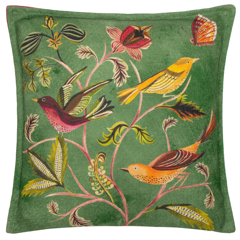 Holland Park Hedgerow Birds Cushion