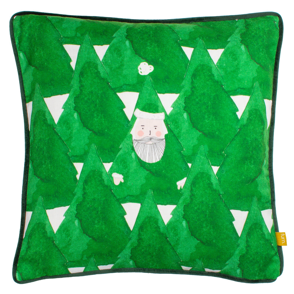 Hide + Seek Santa Cushion