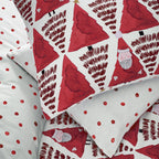 Hide + Seek Santa Christmas Duvet Cover Set