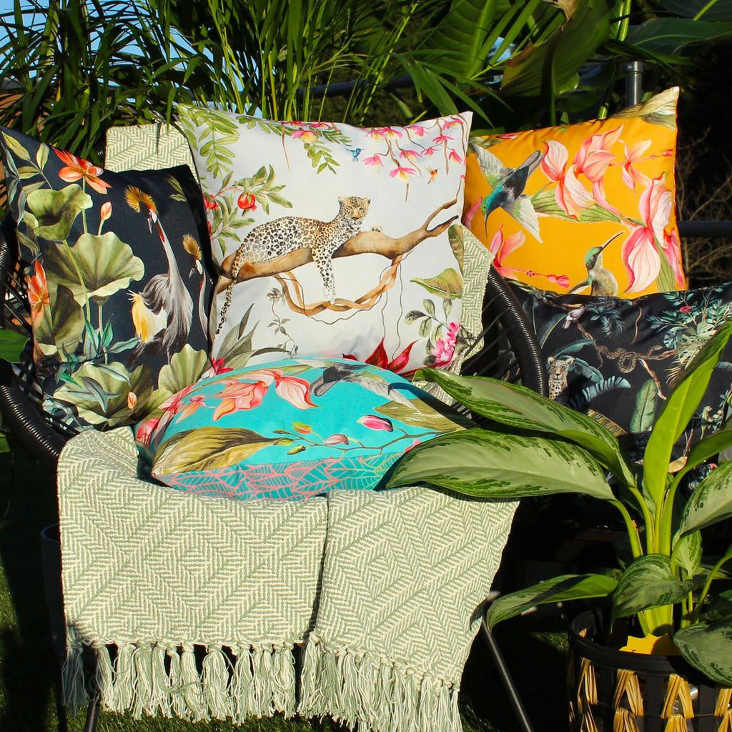 Hummingbird Outdoor Cushion