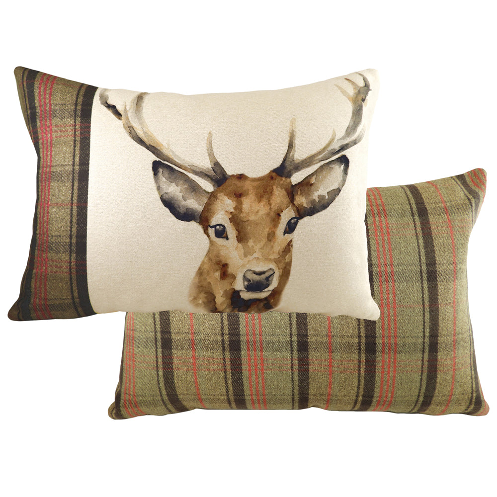 Hunter Stag Rectangular Cushion