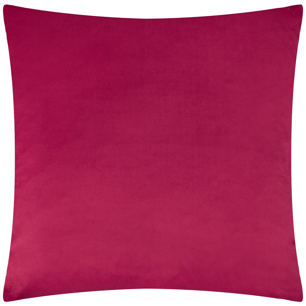 Holly Wreath Embroidered Cushion