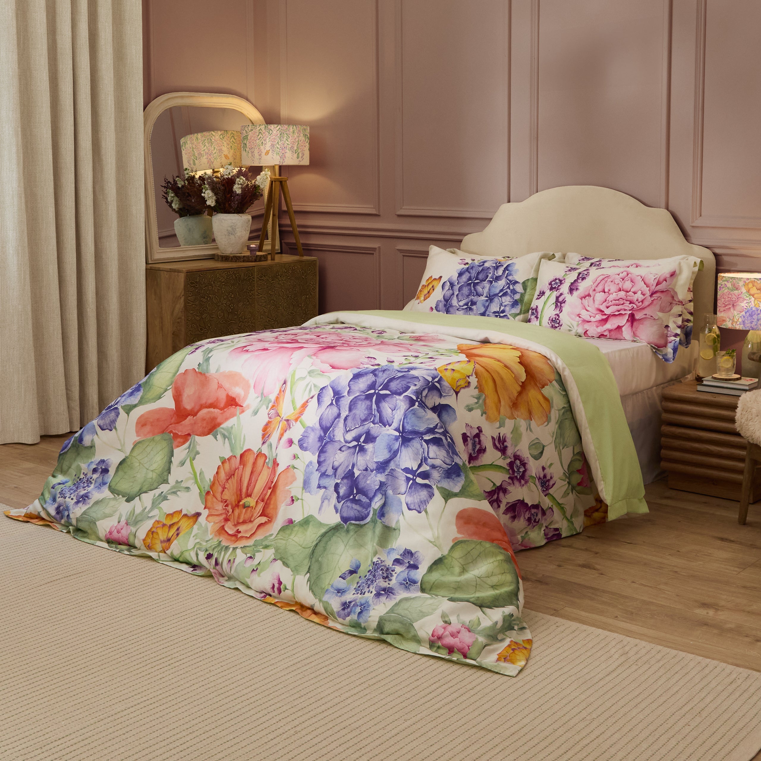 Idalia Printed Duvet Cover Set