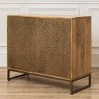 Isadora Embossed Cabinet Antique