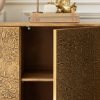 Isadora Embossed Cabinet Antique