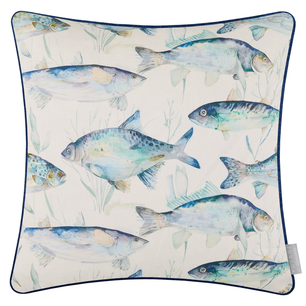 Ives Waters Printed Piped Cushion
