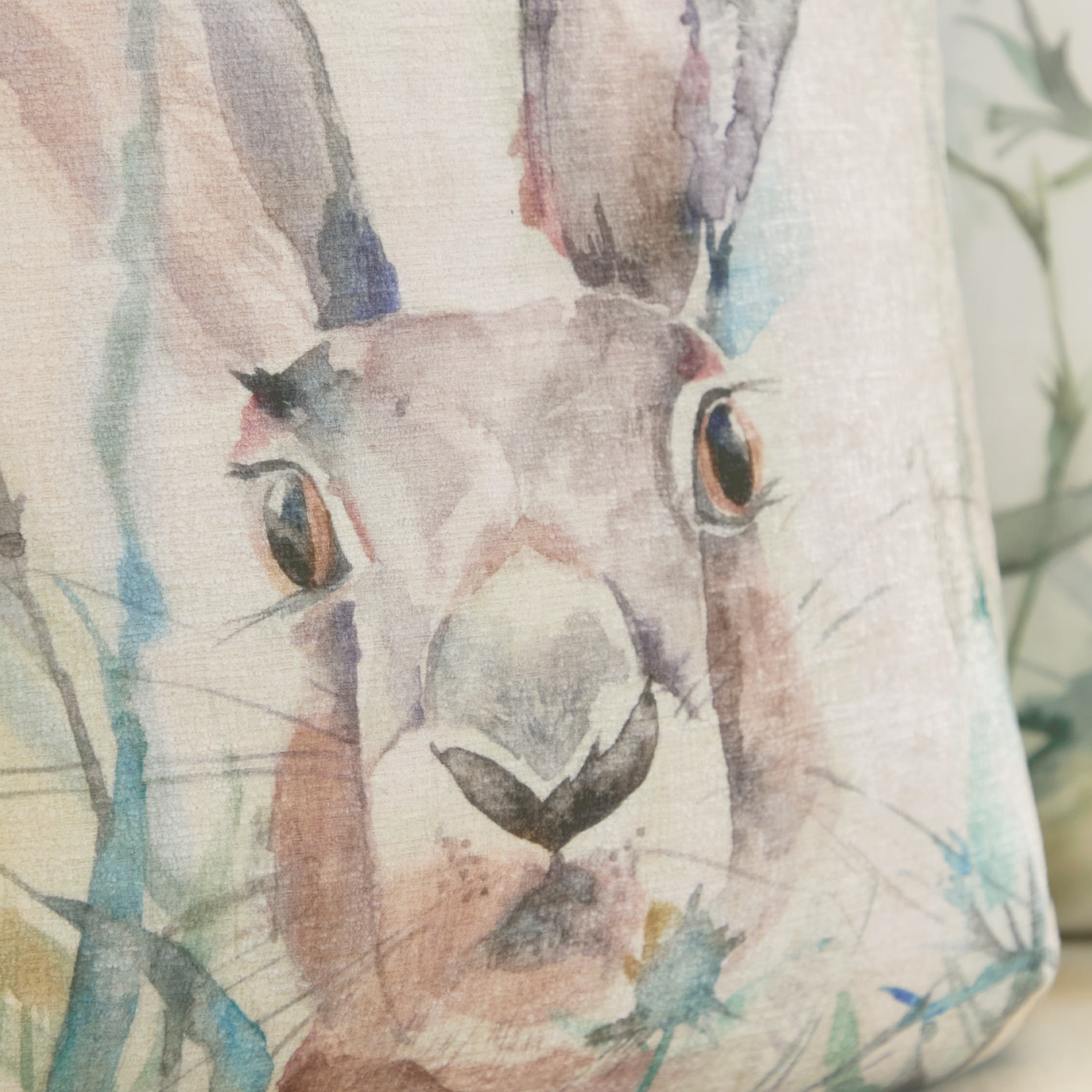Jack Rabbit Printed Piped Cushion