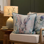 Jack Rabbit Printed Piped Cushion