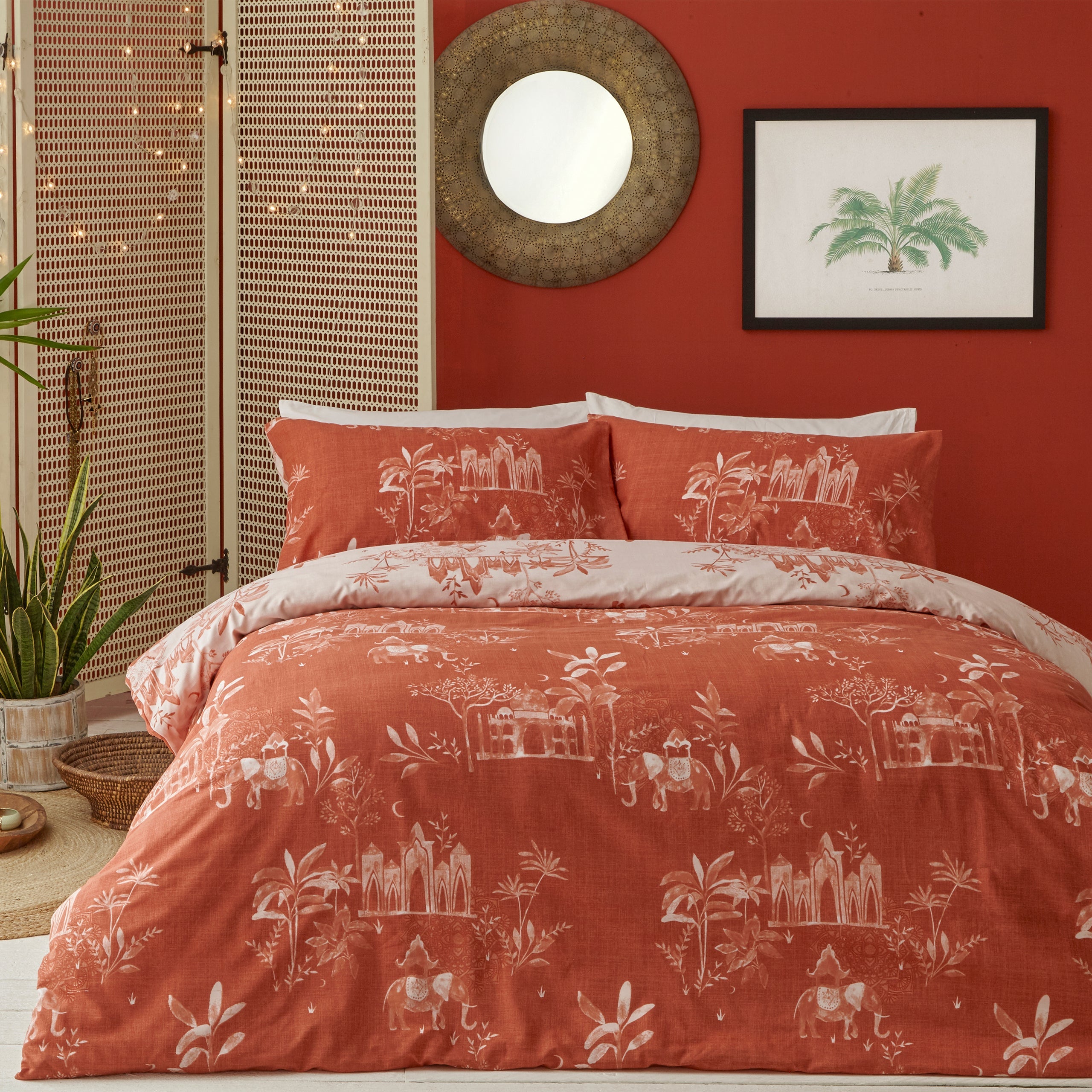 Jaipur Elephant Duvet Cover Set