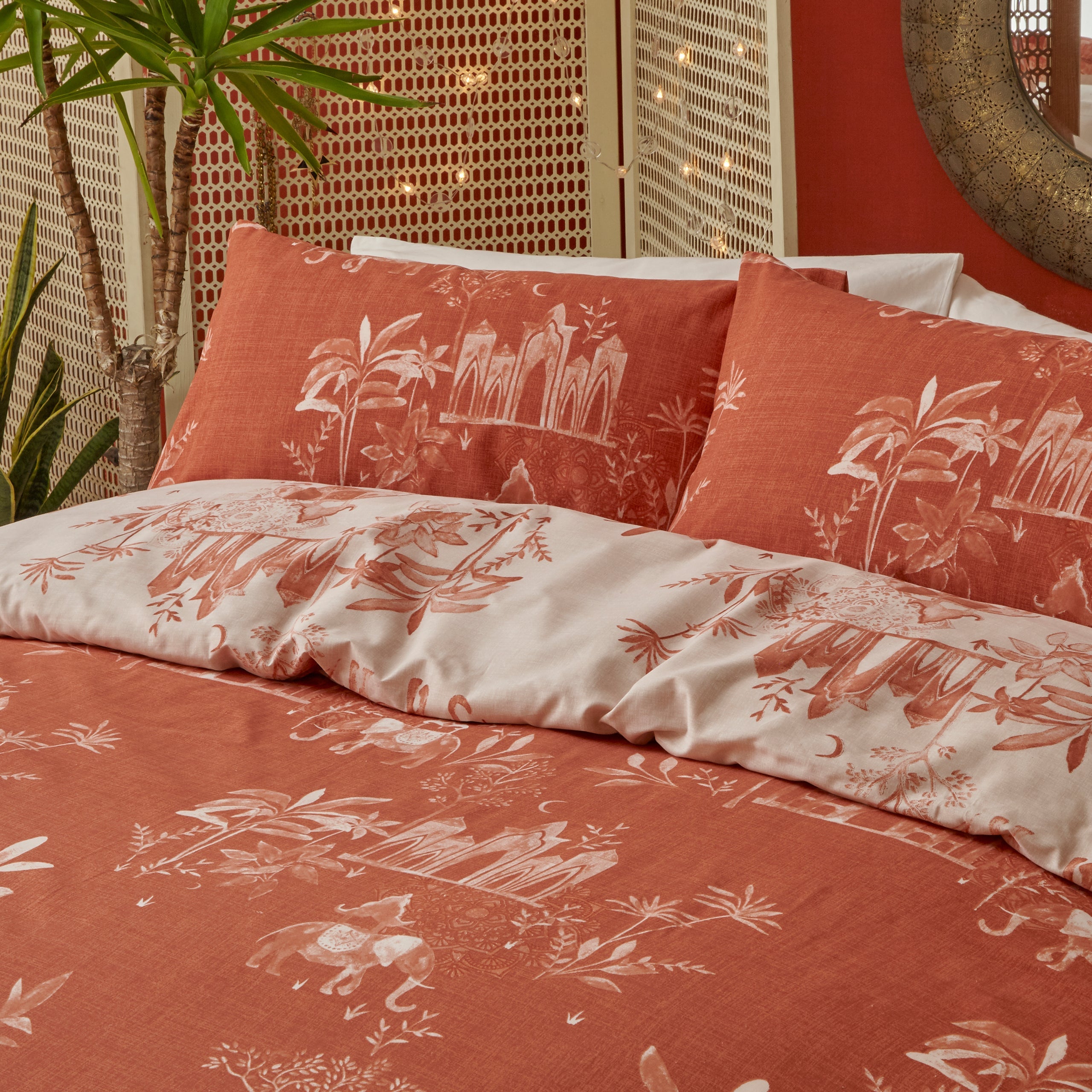 Jaipur Elephant Duvet Cover Set