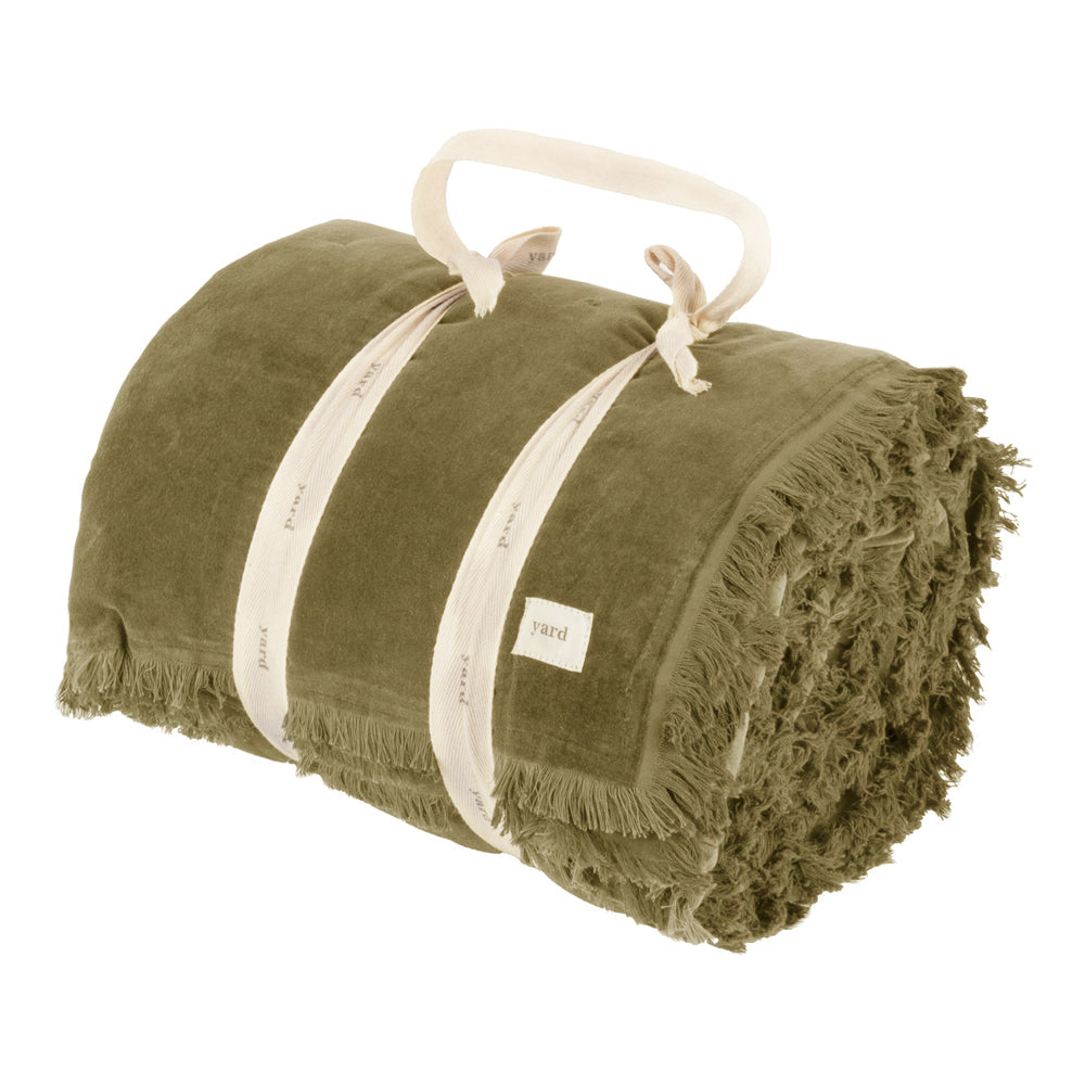 Jaye Cotton Velvet Filled Bedspread