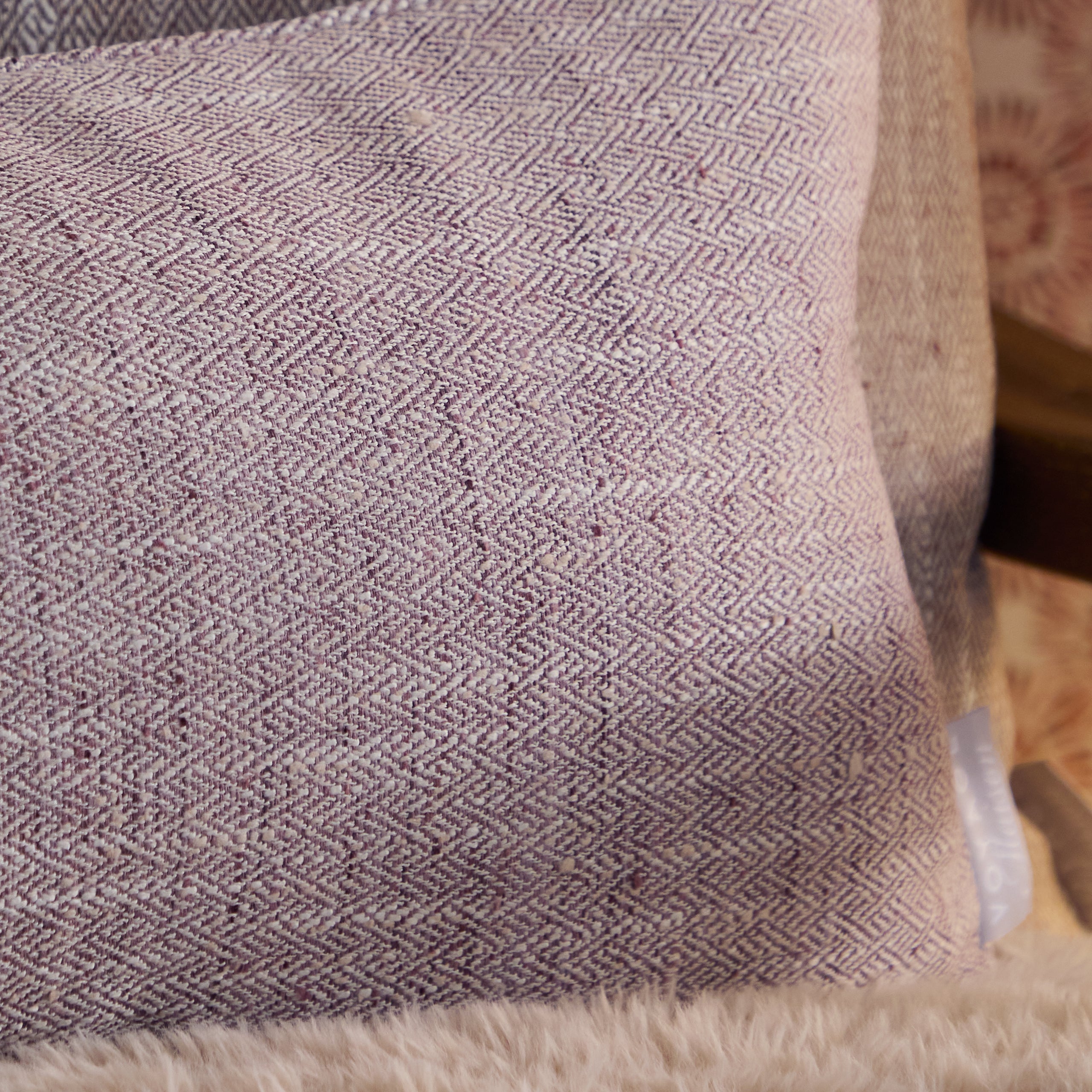 Jedburgh Textured Woven Rectangular Cushion