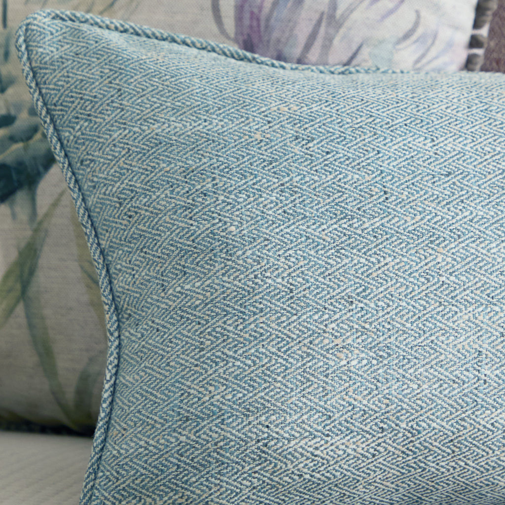 Jedburgh Textured Woven Rectangular Cushion