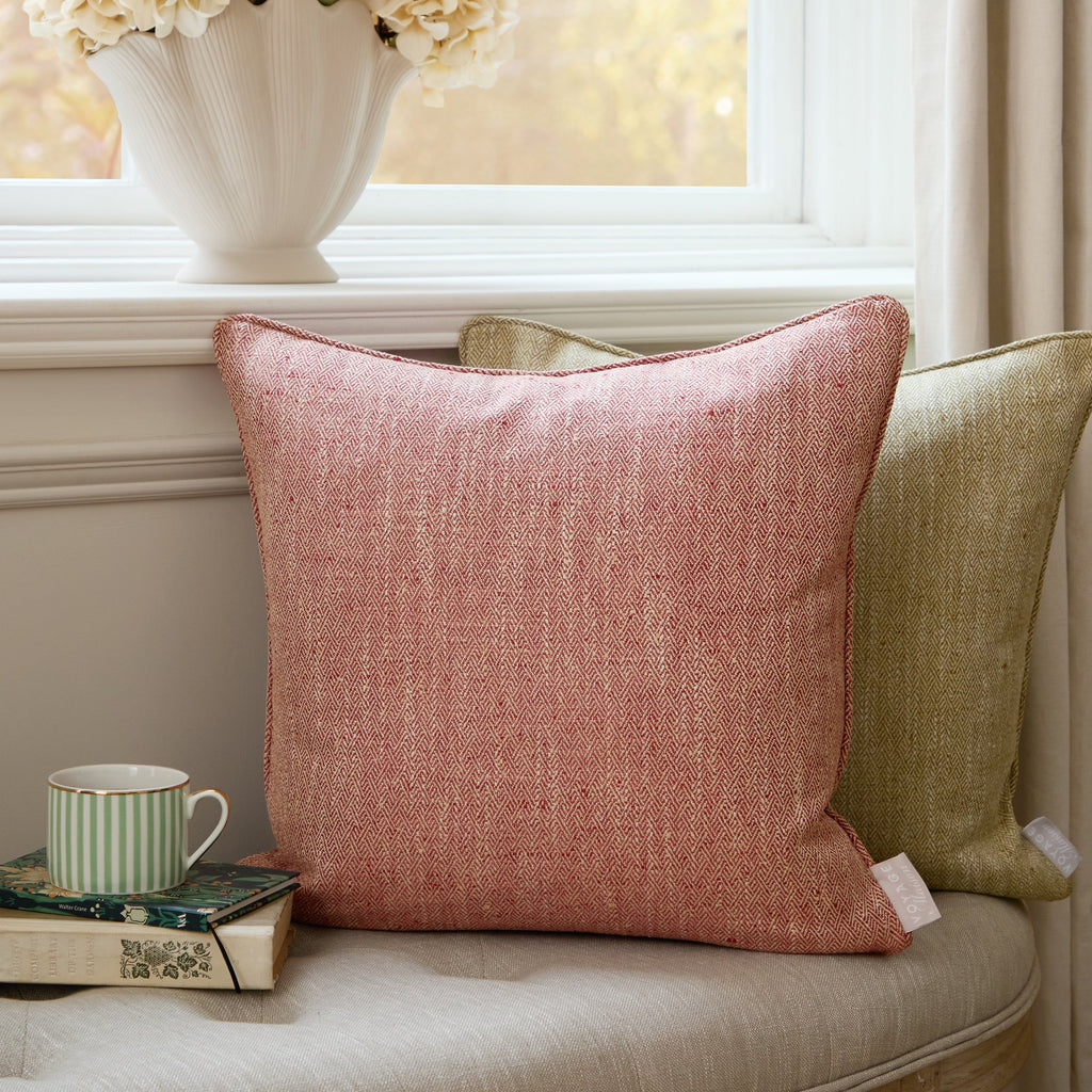 Jedburgh Textured Woven Square Cushion