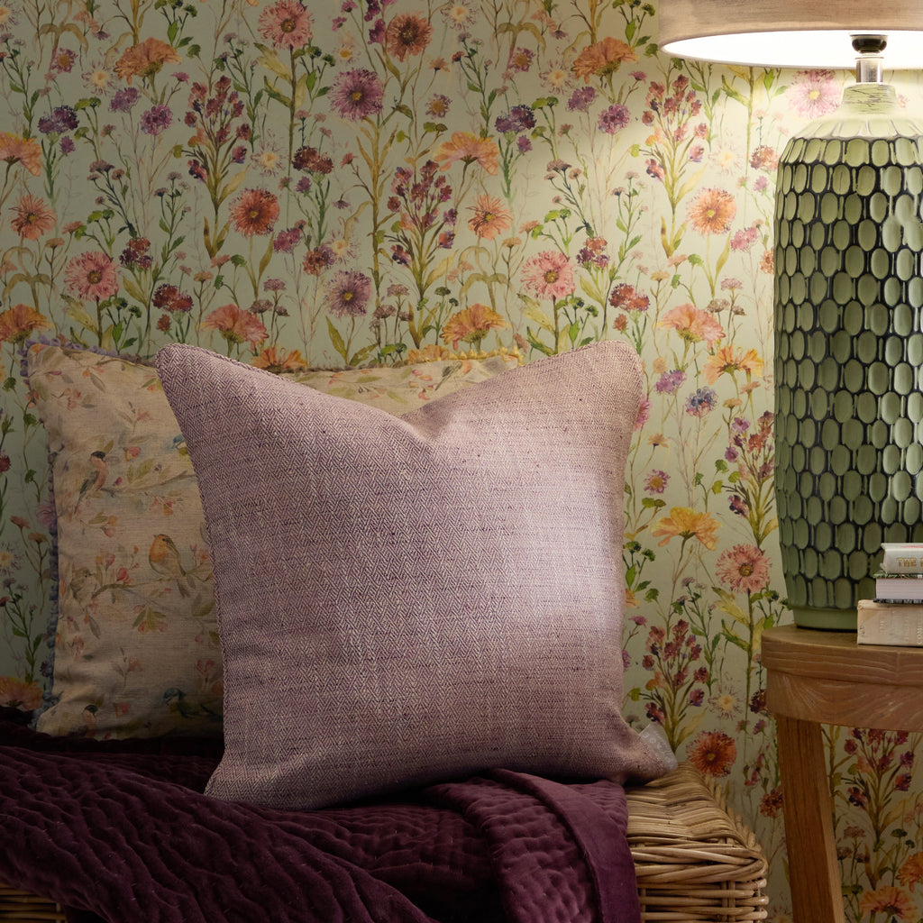 Jedburgh Textured Woven Square Cushion