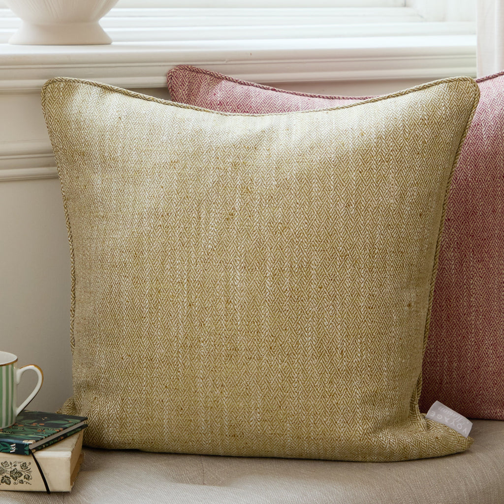 Jedburgh Textured Woven Square Cushion